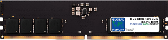 16GB DDR5 4800MHz PC5-38400 288-PIN DIMM MEMORY RAM FOR LENOVO PC DESKTOPS/MOTHERBOARDS